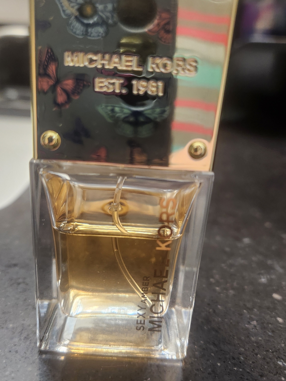 Michael Kors Sexy Amber Eau de Parfum - Gold & Clear Bottle